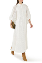 Embroidered Cotton Pat dress